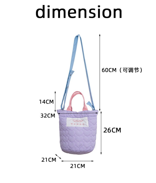 環保購物袋日系尼龍布手提大容量帆布包尼龍刺繡購物包