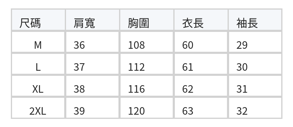 撞色翻領碎花短袖襯衫 size chart 1