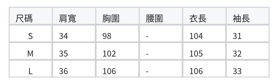 鏤空網眼圓領開衩針織罩衫洋裝 size chart 1
