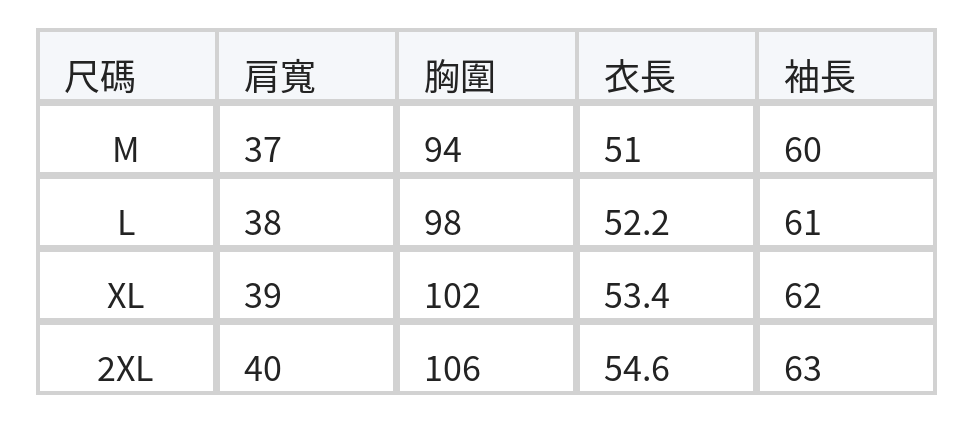 「秋季新品 」「3色」收腰短版泡袖襯衫 size chart 1