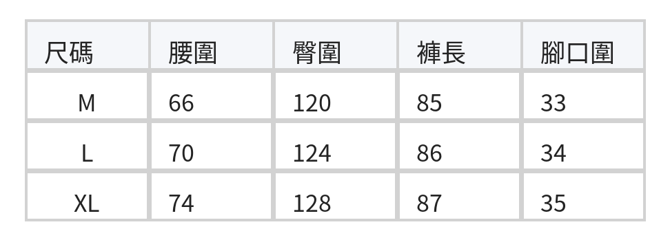 「秋季新品 」挺括不皺 | 俐落高腰立體線條寬褲 size chart 1