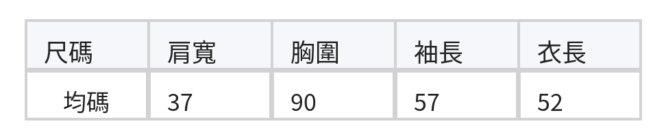 「秋季新品 」「兩色」蕾絲V領修身針織衫 size chart 1