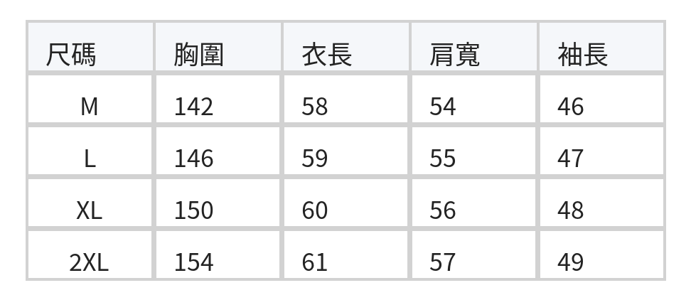 「兩色」「秋季新品 」 M-2XL 荷葉邊寬鬆短版夾克 size chart 1