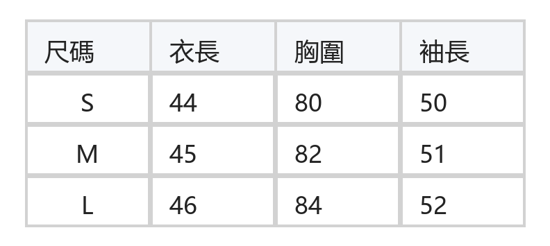 露肩荷葉層疊透膚袖長袖T恤 size chart 1