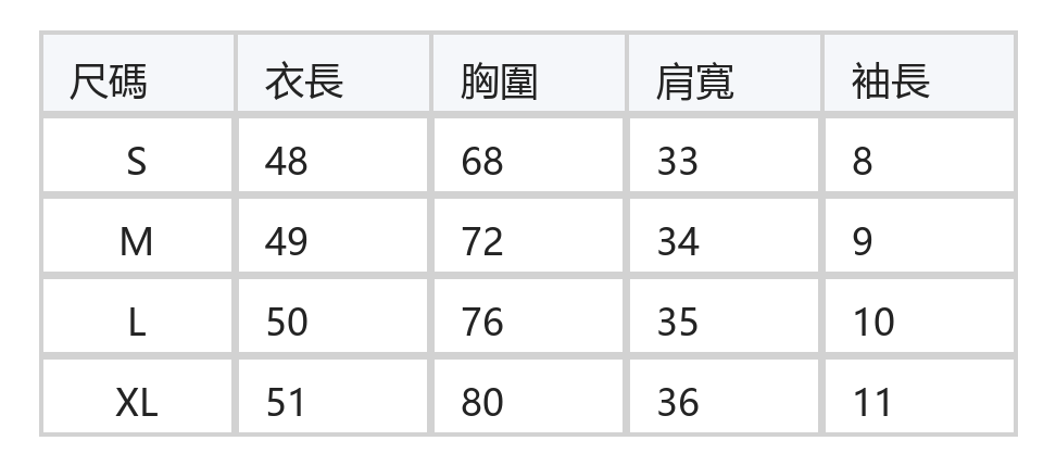 碎花提花蝴蝶結領口針織T恤 size chart 1