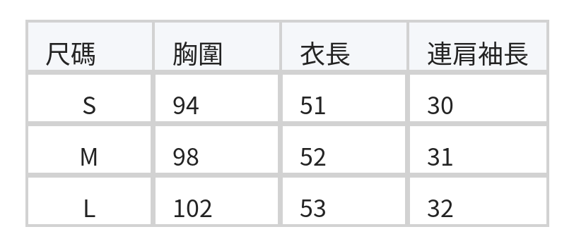 灰色翻領V領針織Polo衫 size chart 1