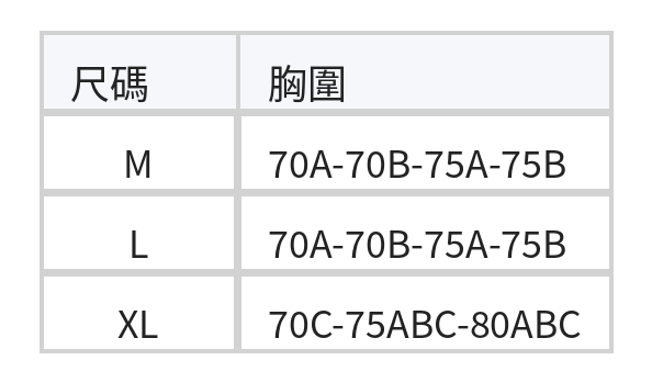 荷葉網紗露肩 分體裙式泳衣 size chart 1