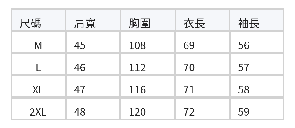 「秋季新品 」白色鏤空刺繡 | 燈籠袖襯衫 size chart 1