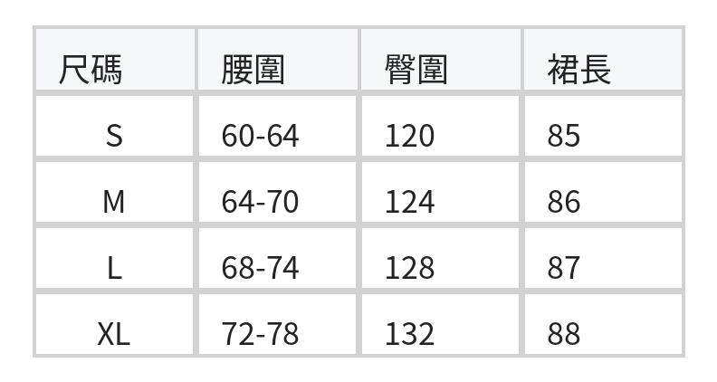 格紋拼波點蕾絲邊蛋糕裙 size chart 1