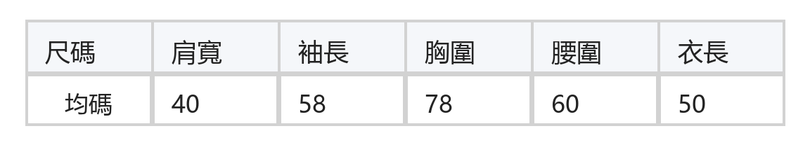 花瓣立體網紗拼接 修身細坑條長袖T恤 size chart 1