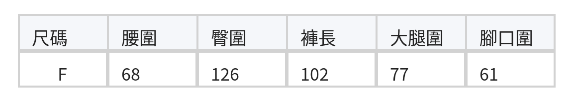 天絲萊賽爾棉仿亞麻鬆緊高腰垂墜感寬褲 size chart 1