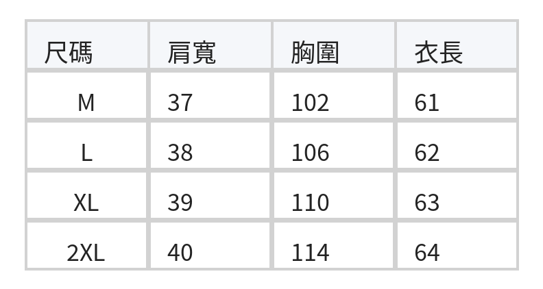 立領荷葉邊 撞色滾邊 直條紋襯衫 size chart 1