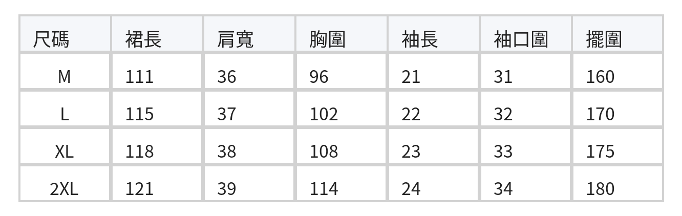 M-2XL 「兩色」立領排扣高腰褶襉長版洋裝 size chart 1