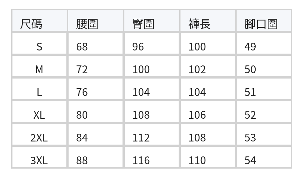 S-3XL 做舊水洗星星貼布牛仔褲 size chart 1