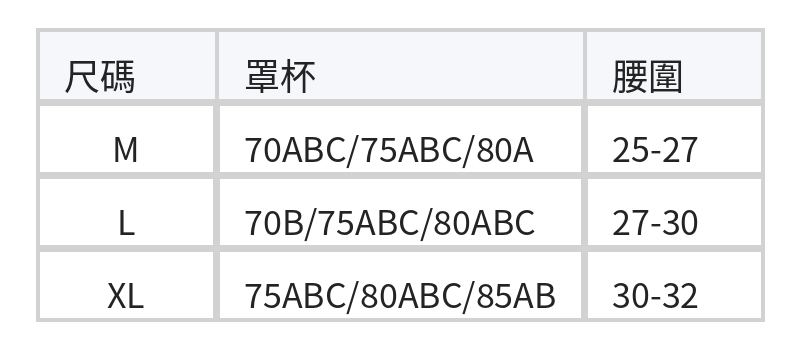 蕾絲拼接 罩袖設計 分體式比基尼泳裝 size chart 1