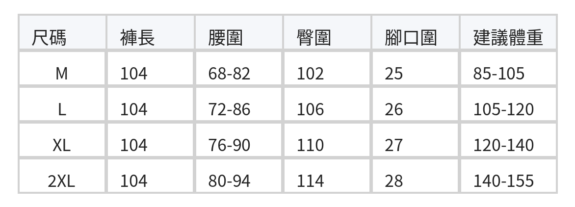 「兩色」「秋季新品 」 M-2XL 高腰垂墜感寬鬆闊腿褲 size chart 1