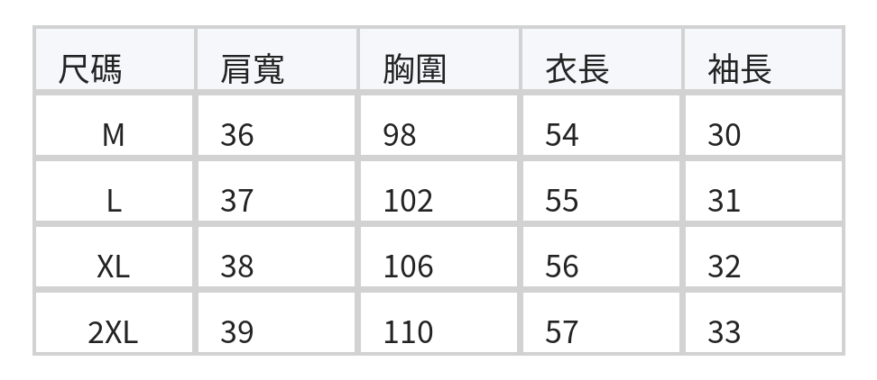 手感柔軟 舒適全棉木耳邊領泡泡袖襯衫 size chart 1