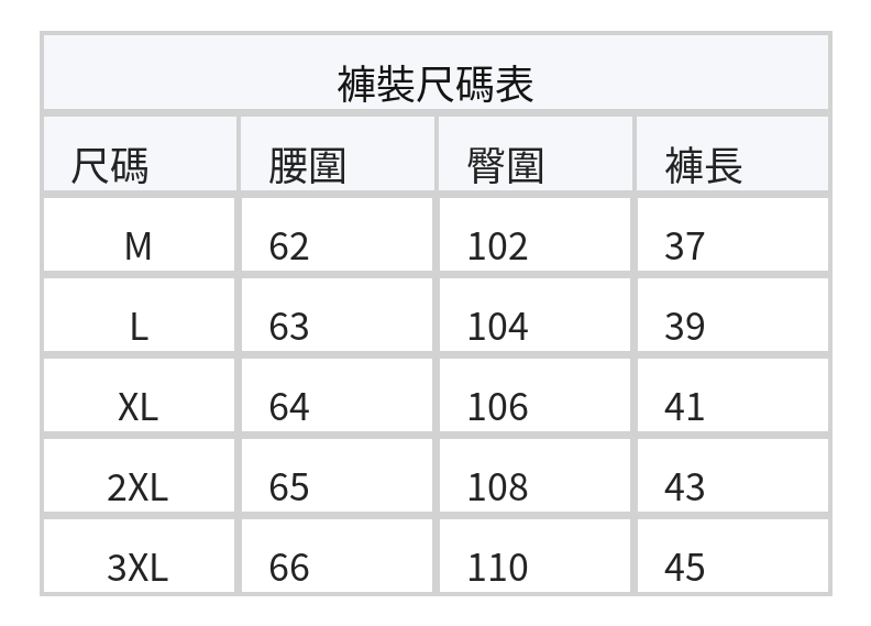 半拉鍊翻領寬鬆POLO衫＋短褲兩件組 size chart 2