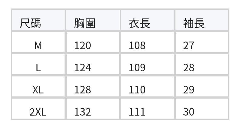 M-2XL 藍色舒適褶襉 | 圓領寬鬆中長洋裝 size chart 1