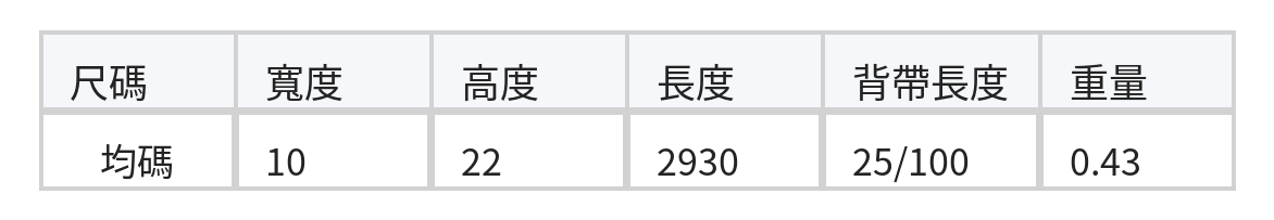 抽繩抓皺 腋下法棍 抓皺單肩手提包 size chart 1