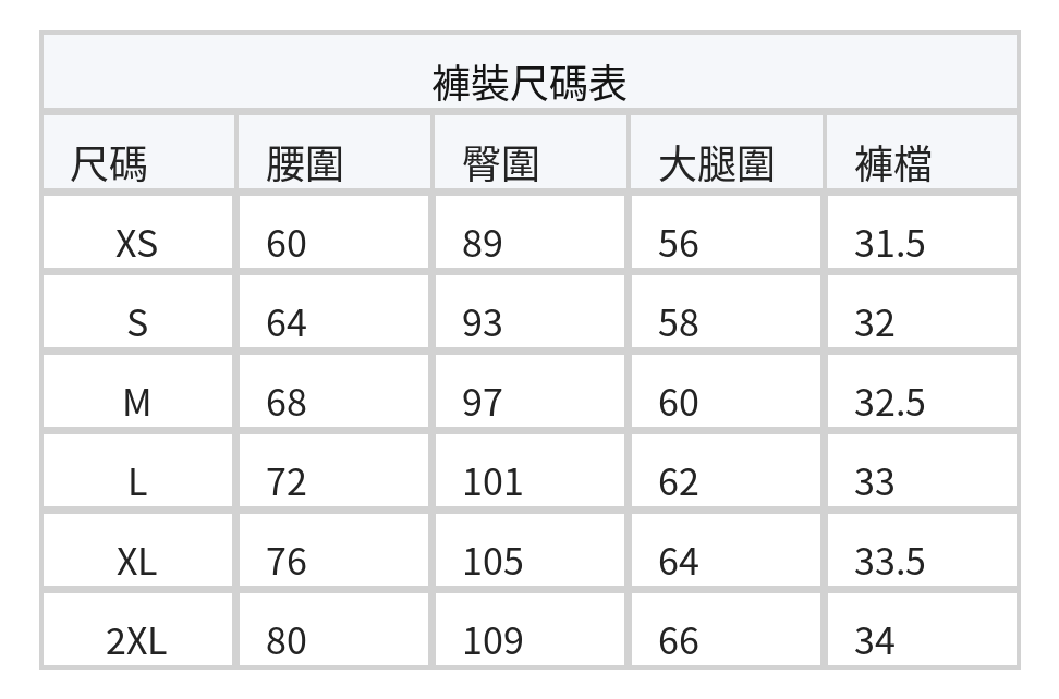 「秋季新品 」 XS-2XL 高腰直筒寬褲牛仔褲 size chart 1