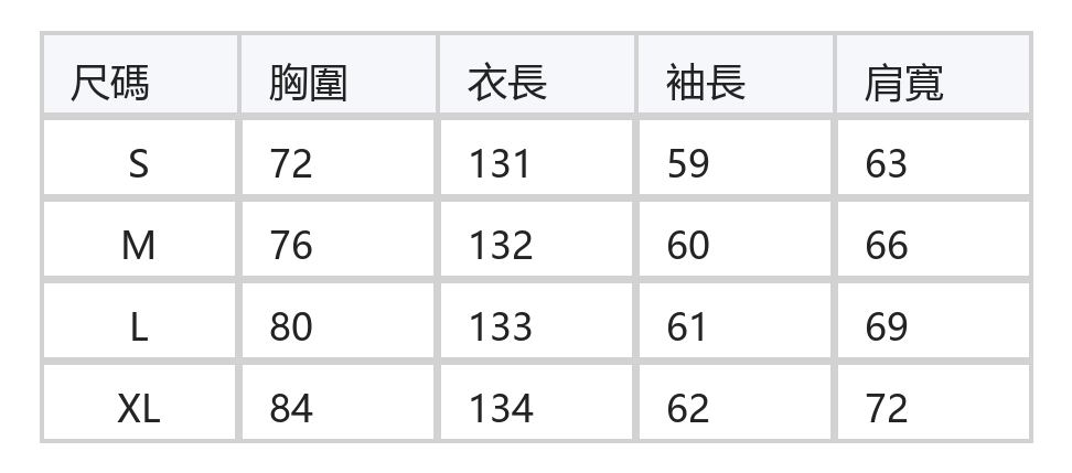 一字領露肩 修身抓皺 高腰大擺長袖洋裝 size chart 1