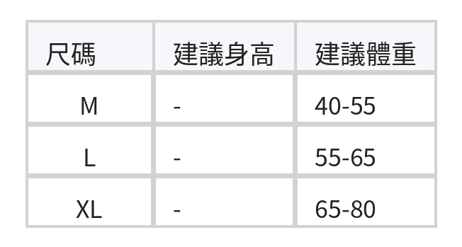 小立領A擺廓形印花無袖背心 size chart 1