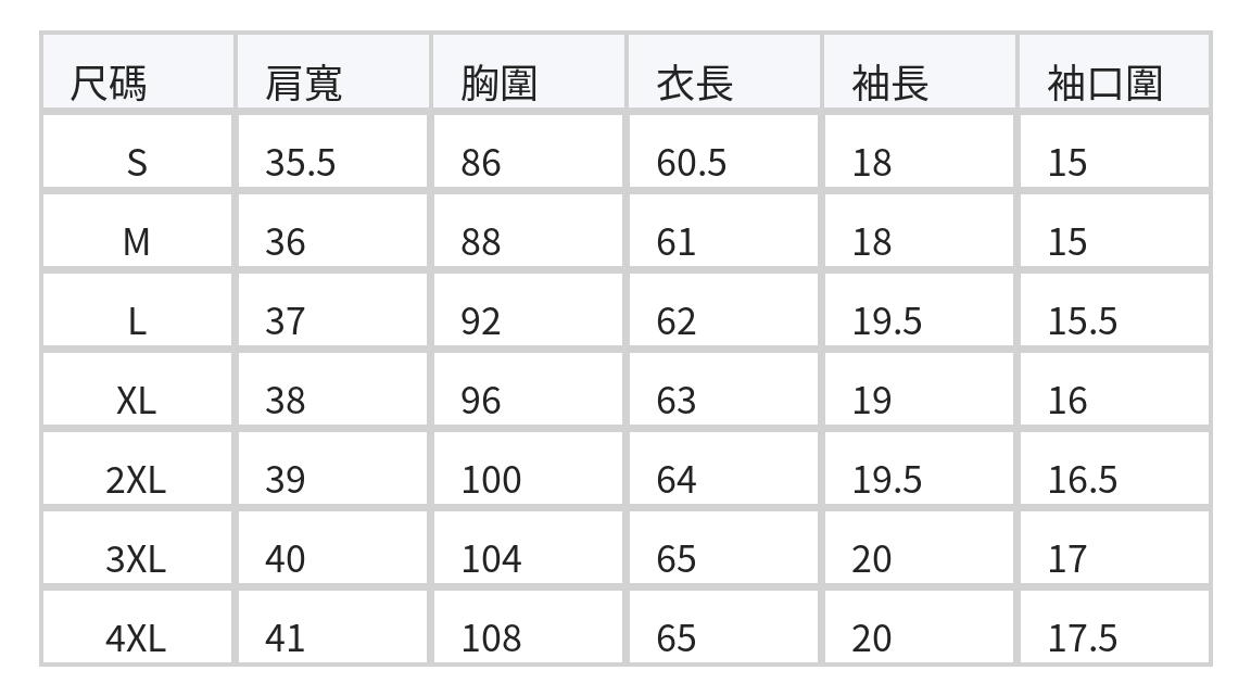 「四色」S-4XL 舒適竹節棉深V門襟排釦 修身顯瘦 短袖T恤 size chart 1