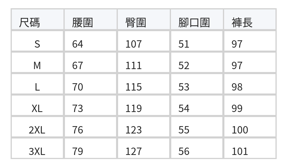 「秋季新品 」「多色」高腰抽繩立體寬褲 size chart 1