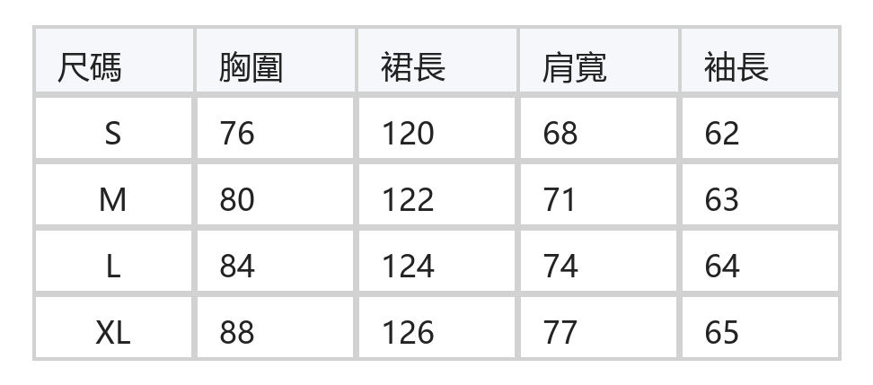 V領頸帶設計 抽褶收腰 大擺針織洋裝 size chart 1