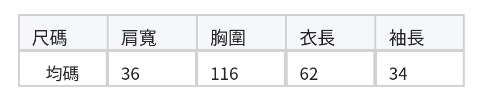 自帶凉感 天絲麻混紡襯衫 圓領直條紋襯衫 size chart 1
