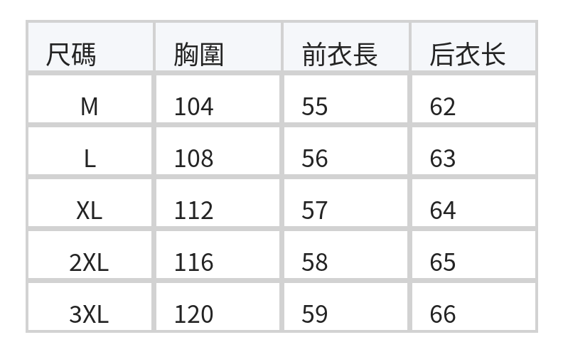 刺繡拼接燈籠袖T恤 size chart 1