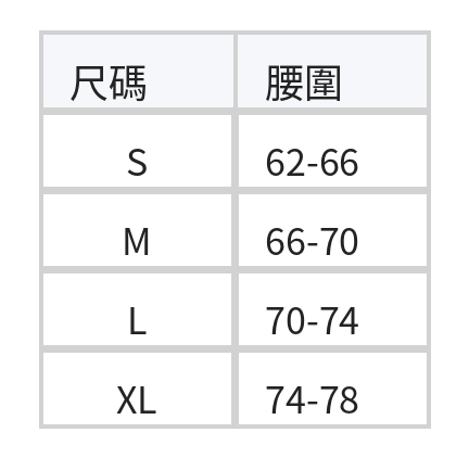 高腰拼接層次格紋紗中長款半身裙 size chart 1