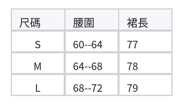 豹紋波點魚尾裙半身裙 薄款高腰顯瘦 size chart 1