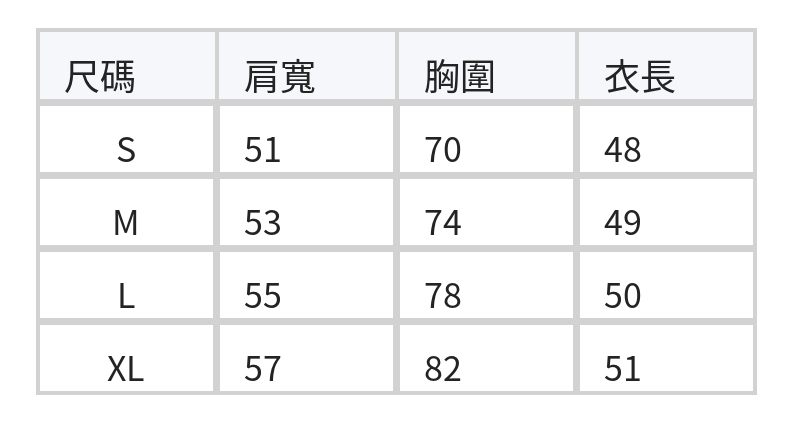 不對稱斜一字領抓皺收腰短版上衣 size chart 1