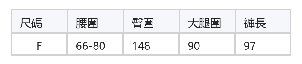 春夏季薄款高腰抽繩燈籠寬腿運動褲 size chart 1