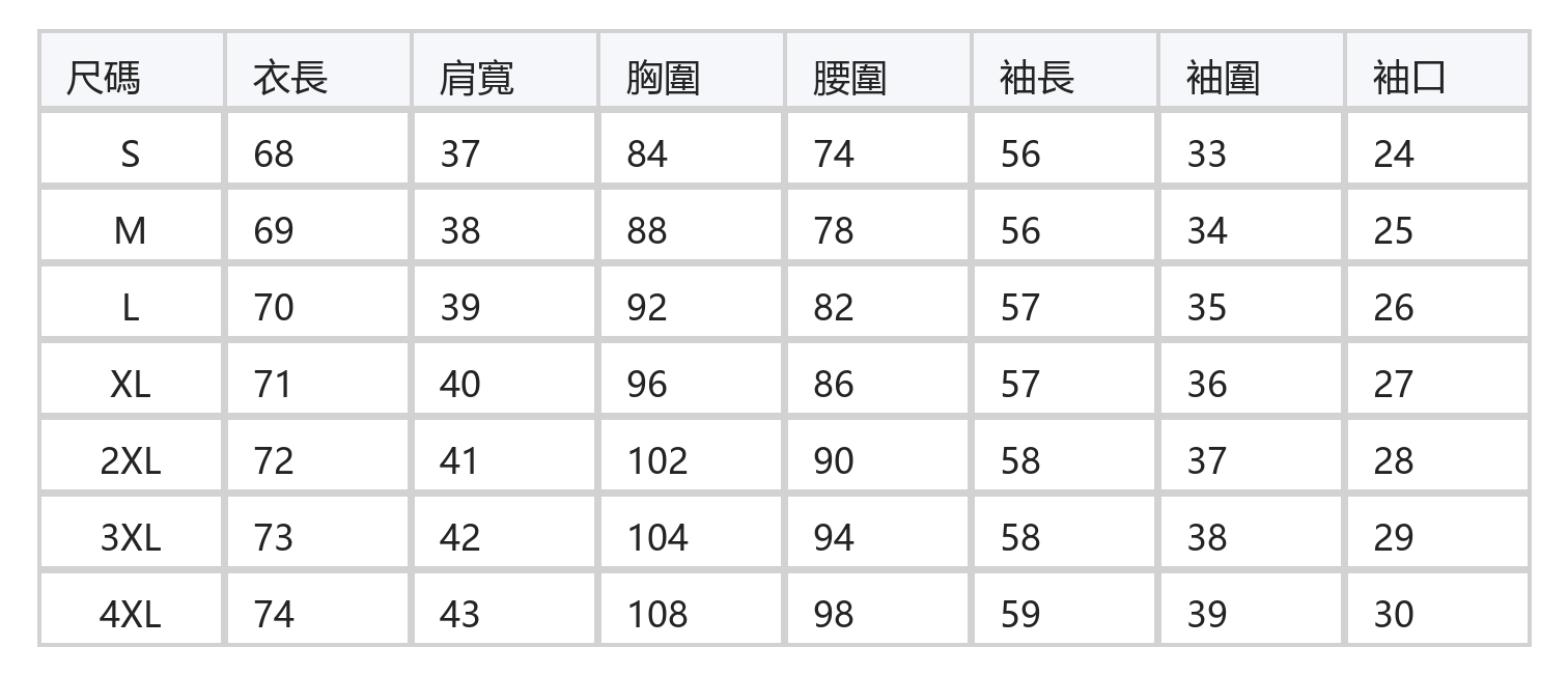 炭黑色粗花呢撞邊修身西裝外套 size chart 1