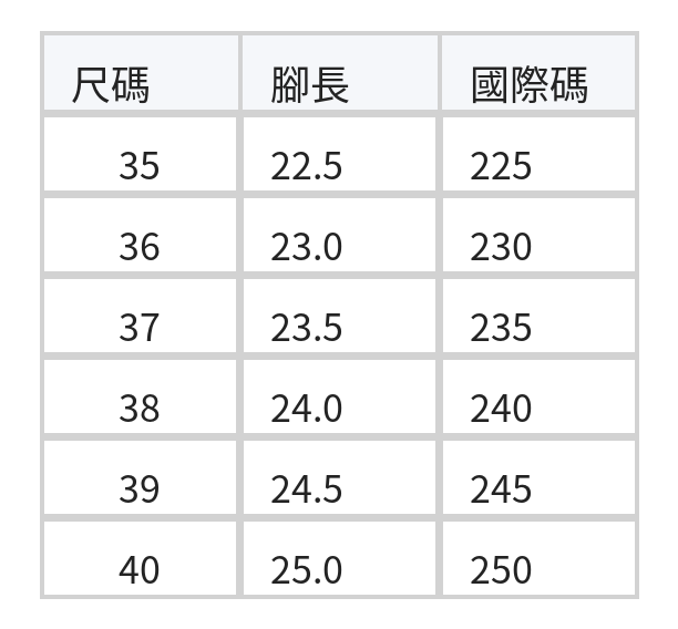 銀色亮面蝴蝶結扣帶瑪莉珍平底單鞋 size chart 1