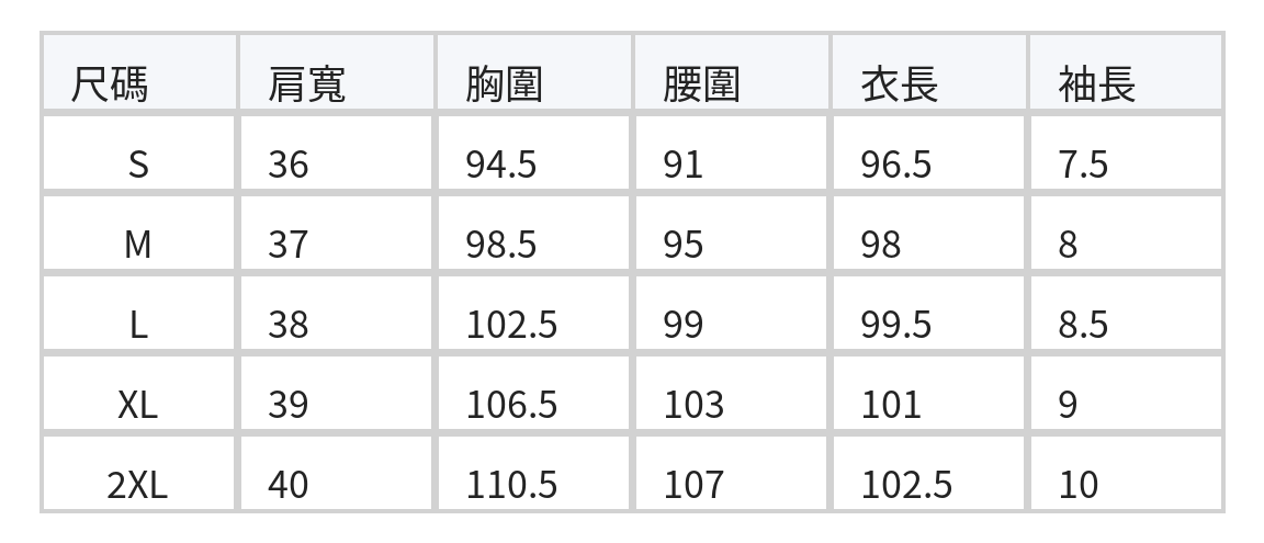 V領收腰波點茶歇洋裝 size chart 1