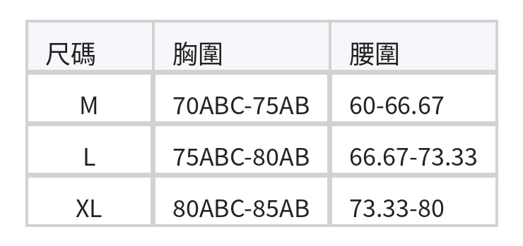 扭結鏤空高腰 連身泳衣 size chart 1