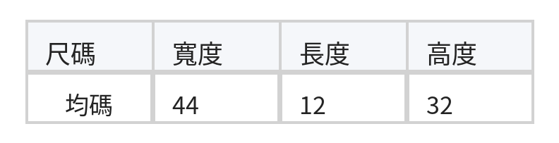 藍色條紋 編織紋理 草編托特包 size chart 1