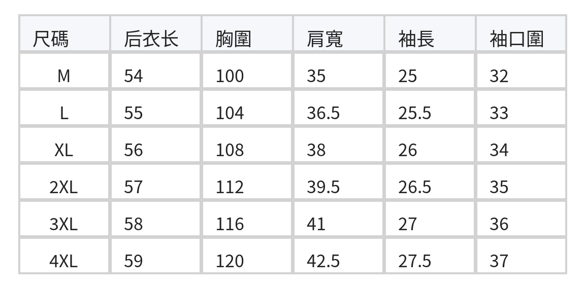 M-4XL 寬鬆刺繡燈籠袖襯衫 size chart 1