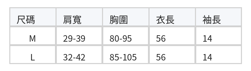 漸層提花圓領針織衫 size chart 1