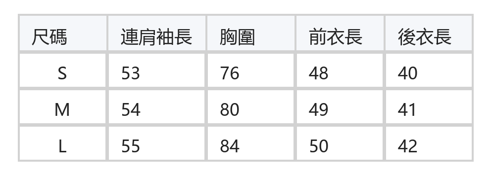 一字領荷葉邊小波點修身T恤 size chart 1